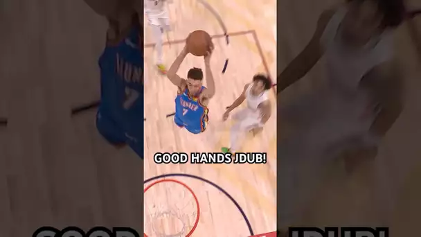 JDub with spirit hands on defense that leads to the Chet slam!