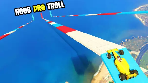 MEGA RAMP TROLL NOOB PRO FORMULE 1 !