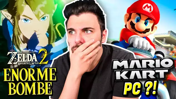 Zelda BOTW2 Énorme Bombe 💥 Mario Kart sur PC ?!  🤯