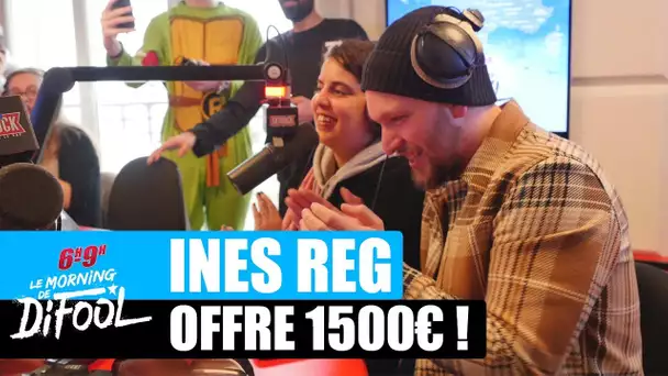 Inès Reg offre 1500€ à un auditeur ! #MorningDeDifool