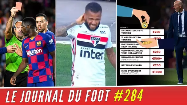 Ce qu'a dit DEMBÉLÉ à l'arbitre, le strict règlement de ZIDANE, Dani ALVES attaqué