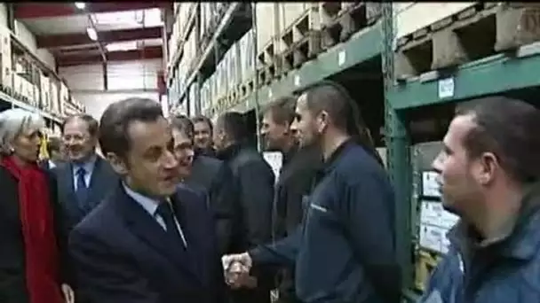 Visite de Nicolas Sarkozy en Savoie