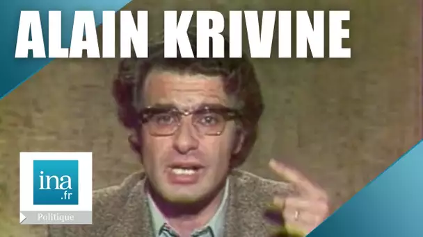 Les 2 campagnes présidentielles d'Alain Krivine | Archive INA