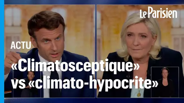 «Climatosceptique» contre «climato-hypocrite»... Le Pen et Macron s'affrontent sur l’écologie