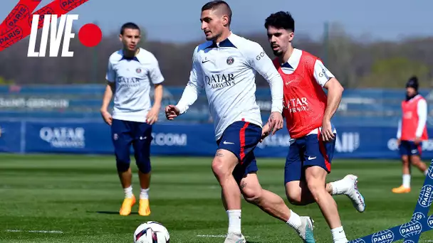 ⚽️ 15 minutes training session pre Paris Saint-Germain - AC Ajaccio 🔴🔵