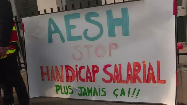 Dieppe et Rouen : mobilisation des AESH