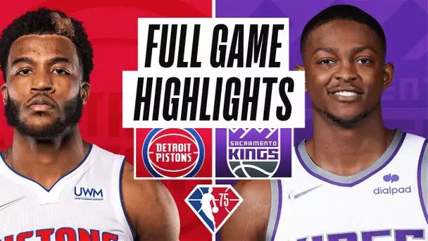 PISTONS at KINGS | FULL GAME HIGHLIGHTS | January 19, 2022