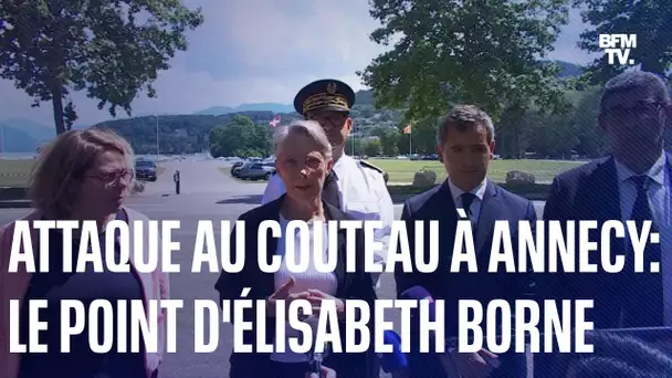 Attaque au couteau à Annecy: l'intégralité de la conférence de presse de la Première ministre