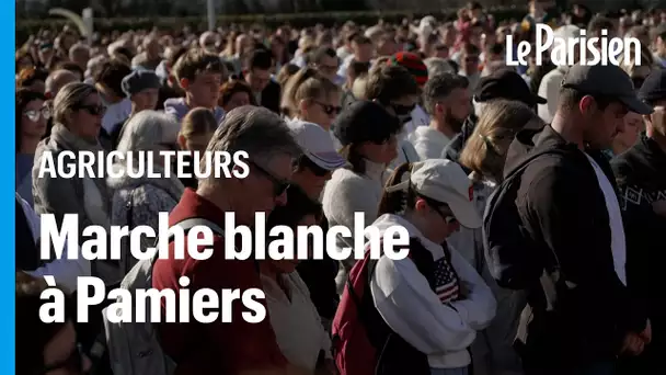 Agriculteurs : plusieurs milliers de personnes à la marche blanche pour Alexandra et Camille