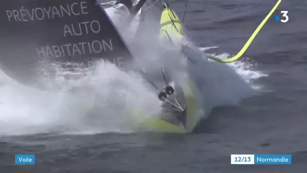 Transat Jacques Vabre : le Havrais Charlie Dalin se rapproche du Brésil !