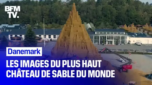 Le plus haut château de sable du monde a été construit au Danemark