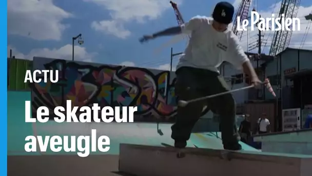 Skateur et aveugle : l'histoire du jeune japonais Ryusei Ouchi