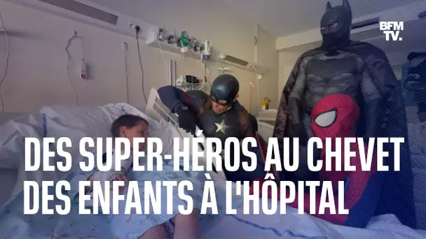 Des super-héros au chevet des enfants à l'hôpital d'Aix-en-Provence