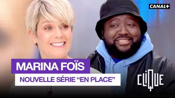 Marina Foïs est pour la première fois sur le plateau de Clique - CANAL+