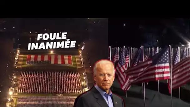Investiture de Joe Biden: une "mer de drapeaux" pour remplacer la foule