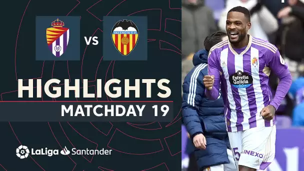 Resumen de Real Valladolid vs Valencia CF (1-0)