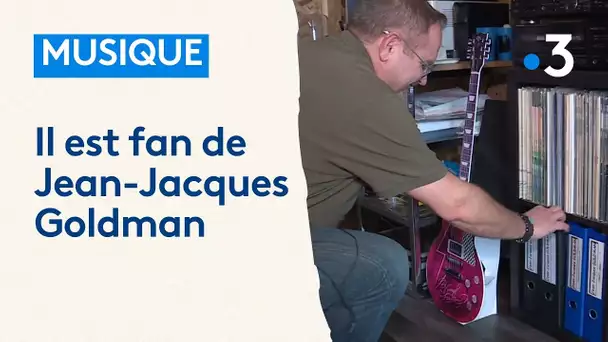 Passion : il est fan de Jean-Jacques Goldman "ma fan room reflète toute l'histoire de Jean-Jacques"