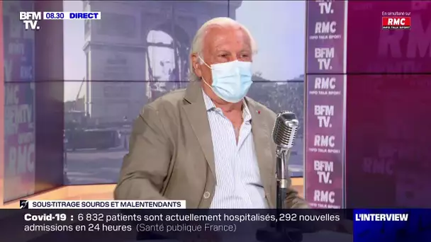 Jean-François Delfraissy face à Philippe Corbé sur RMC et BFMTV
