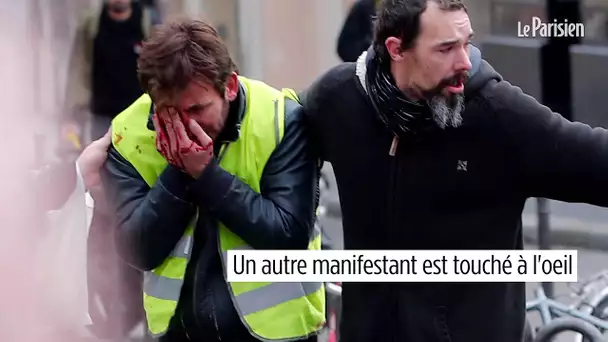 Gilets jaunes : des blessés par tirs de flash-ball, dont deux journalistes du Parisien