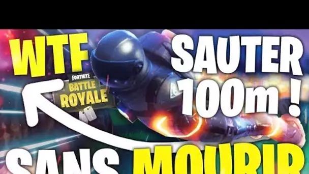 SAUTER DE 100 METRE SUR FORTNITE SANS MOURIR MDR (Moitié fake)