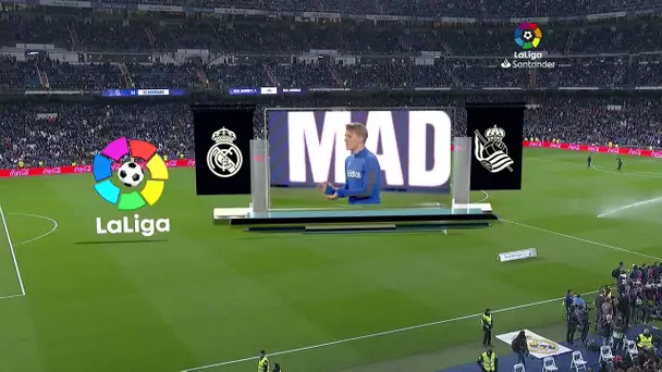 Calentamiento Real Madrid vs Real Sociedad