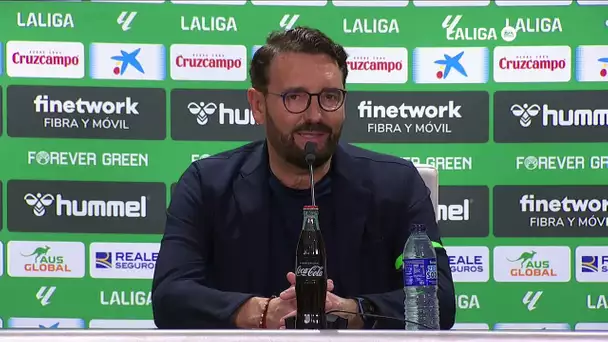 Rueda de prensa Real Betis vs Getafe CF