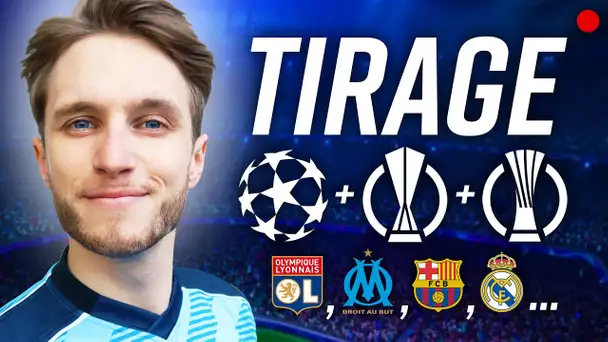 🔴 LIVE : TIRAGE des 1/4 ! (Champions League / Europa League / Conference League)