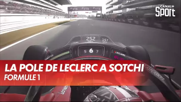 La pole de Charles Leclerc à Sotchi 2019 en Onboard