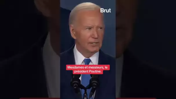 Biden annonce "le président Poutine" en accueillant Zelensky
