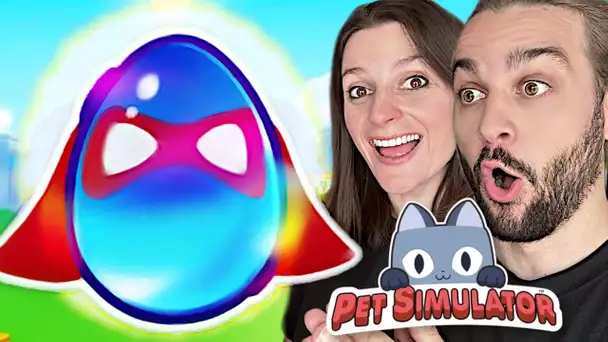 PACK OPENING SUPER OEUF SUR PET SIMULATOR 99 ! SUPERHERO EGG PET SIM 99