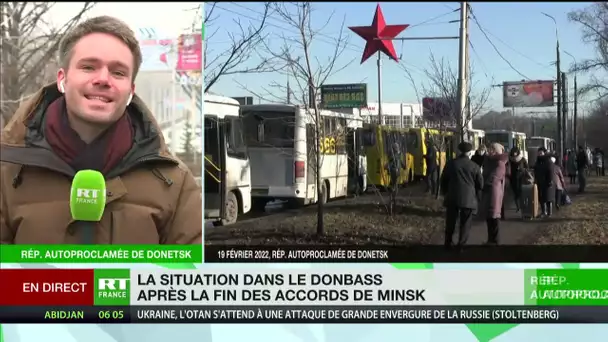 La situation dans le Donbass après la fin des accords de Minsk