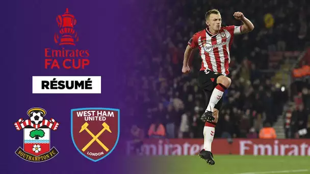 🏆🇬🇧 Résumé - FA Cup : Large succès de Southampton face à West Ham