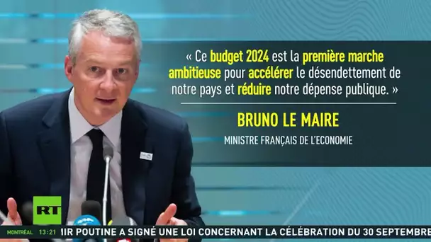🇫🇷 Budget français pour l'année prochaine : des chiffres records