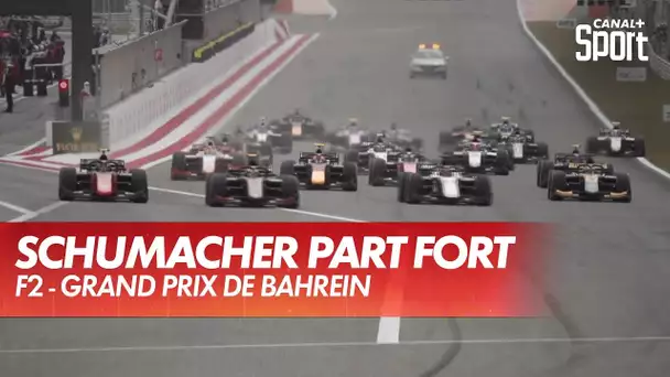 Le départ canon de Mick Schumacher - GP de Bahrein F2