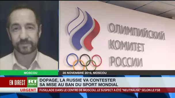 Vu de l'extérieur - Dopage : la Russie va contester sa mise au ban du sport mondial