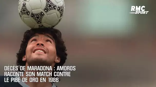 Décès de Maradona : Amoros raconte son match contre le Pibe de Oro en 1986