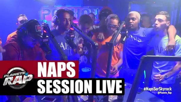 Grosse session live dans le #PlanèteRap de Naps