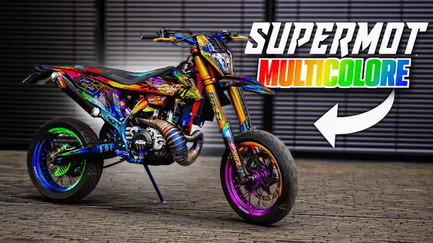 UNE MOTO MULTICOLORE ! (Vous en pensez quoi ?)