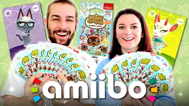 ON A RECU LES NOUVELLES CARTES AMIIBO SERIES 5 ANIMAL CROSSING NEW HORIZONS !