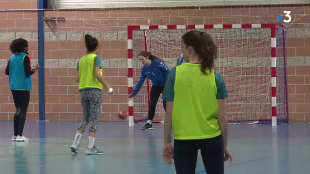 Handball : espoirs du club d'Aulnoye-Aymeries Sambre-Avesnois.