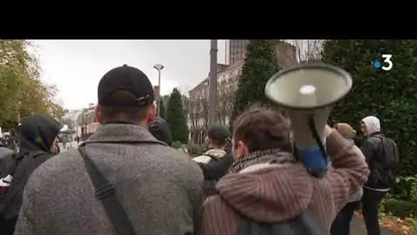 Nantes : manifestation des étudiants contre la précarité