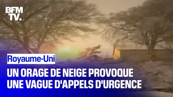 Royaume-Uni: un orage de neige provoque une vague d'appels d'urgence en pleine nuit