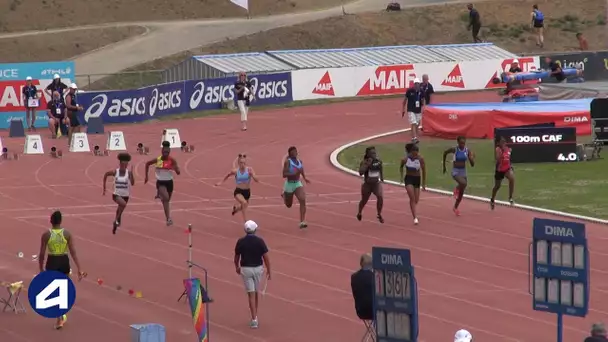 Angers 2019 : Finale 100 m Cadettes (Serena Kouassi en 11&#039;&#039;81)