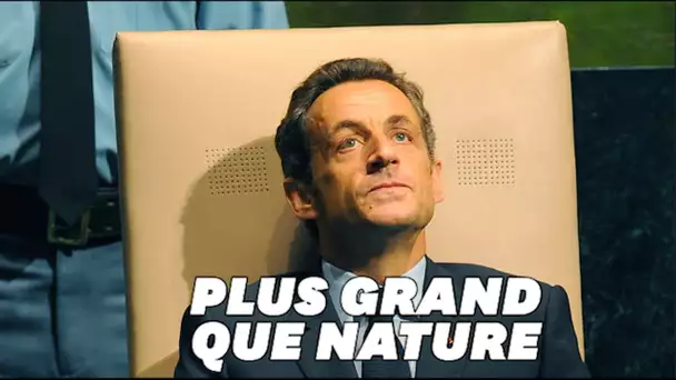 Sarkozy avant l'escalier pour "Paris Match", d'autres subterfuges pour le grandir