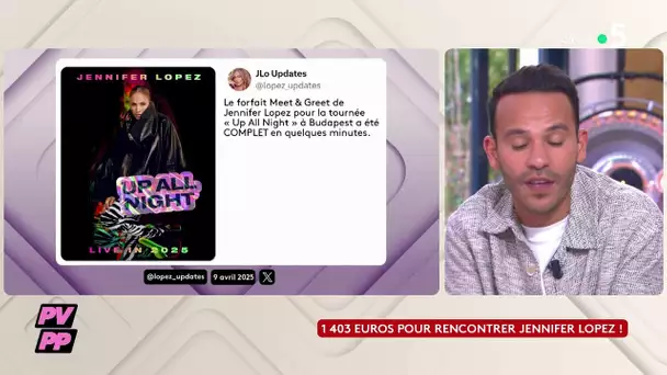 1 403 euros pour rencontrer Jennifer Lopez !  - C à Vous