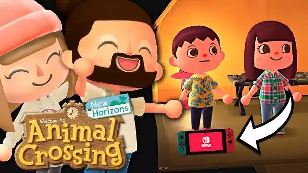 ON A REÇU UNE NINTENDO SWITCH ! | ANIMAL CROSSING NEW HORIZONS EPISODE 2 CO-OP