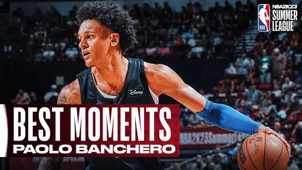 Paolo Banchero's Best Plays Of The #NBA2k23SummerLeague