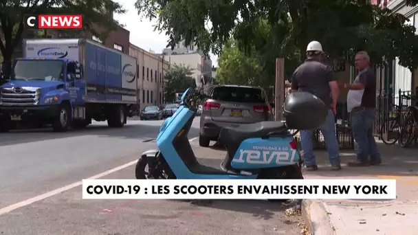 Covid-19 : les scooters envahissent les rues de New York