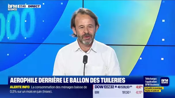 Matthieu Gobbi (Aerophile) : Aerophile derrière le ballon des Tuileries