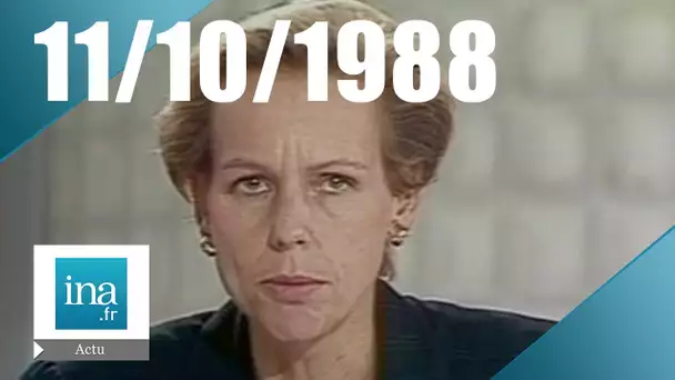 20h Antenne 2 du 11 octobre 1988 | Accalmie en Algérie | Archive INA